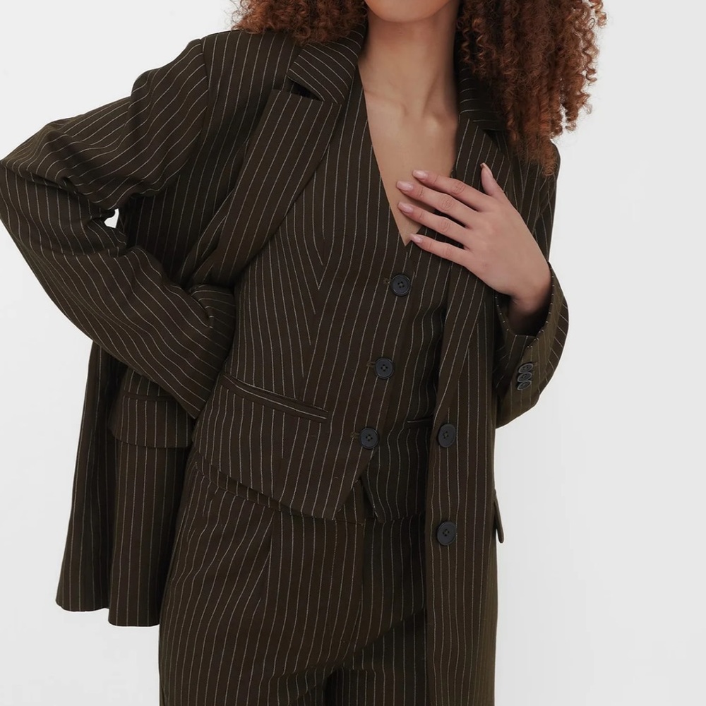 4th & Reckless Striped Blazer
